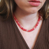 Chalcedoon ketting 'Lise'
