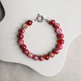 'Maysa' Roze Toermalijn Armband