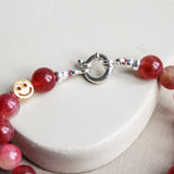 'Maysa' Roze Toermalijn Armband