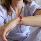 'Claire' Roze Toermalijn Armband