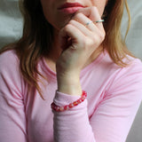 'Maysa' Roze Toermalijn Armband