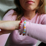 'Maysa' Roze Toermalijn Armband