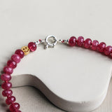 'Lauren' Roze Toermalijn Ketting