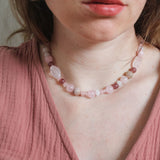 Edelsteen ketting 'Thalia'