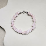 Rozenkwarts armband 'Bobbie'