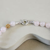 'Ella' Rozenkwarts Ketting