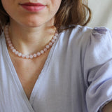 'Ella' Rozenkwarts Ketting