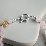 'Tina' Rozenkwarts Armband