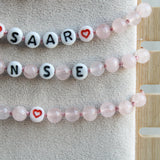 'Tina' Rozenkwarts Armband