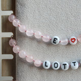 'Tina' Rozenkwarts Ketting