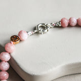 'Claire' Roze Opaal Ketting
