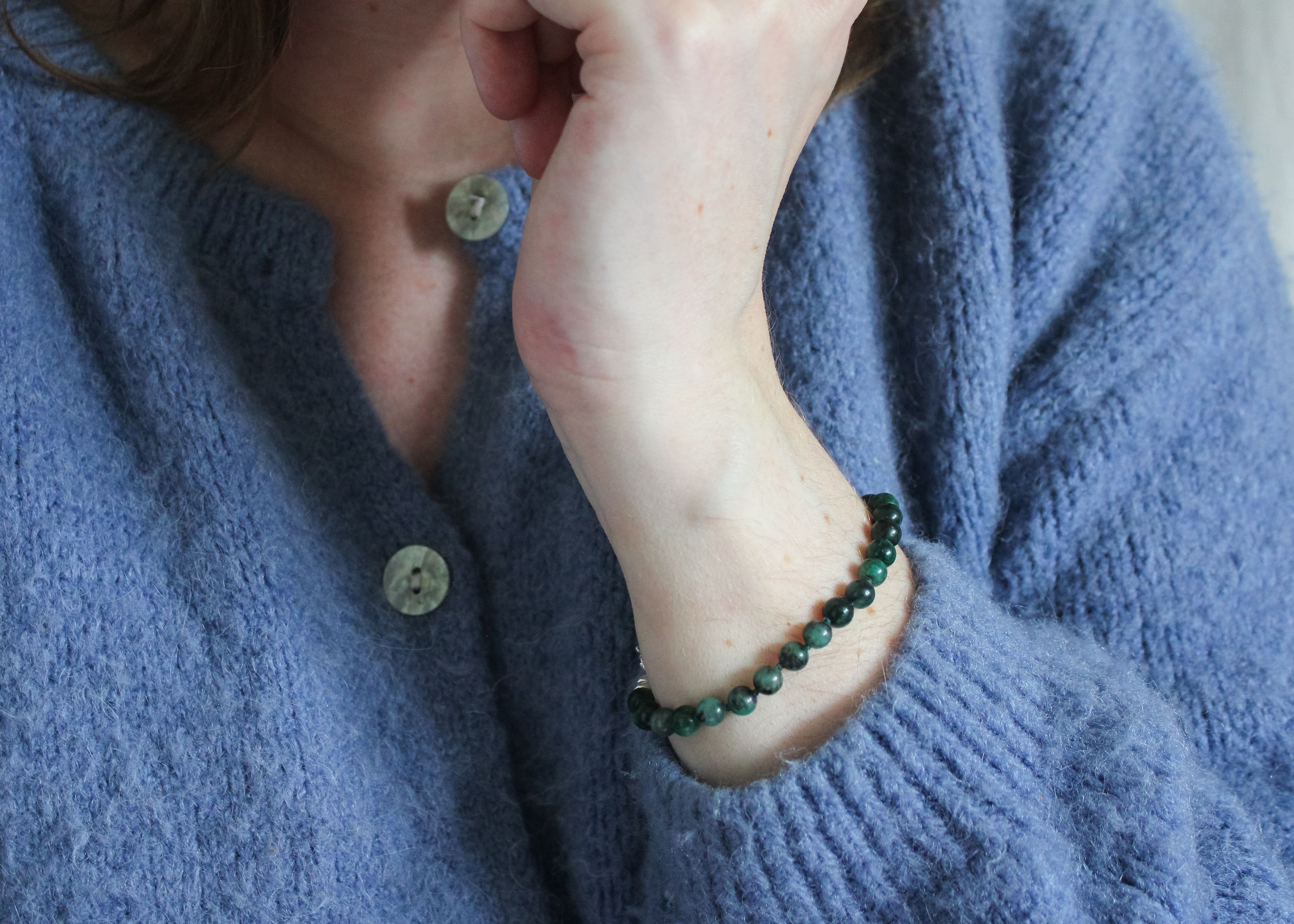 Smaragd armband 'Anne'