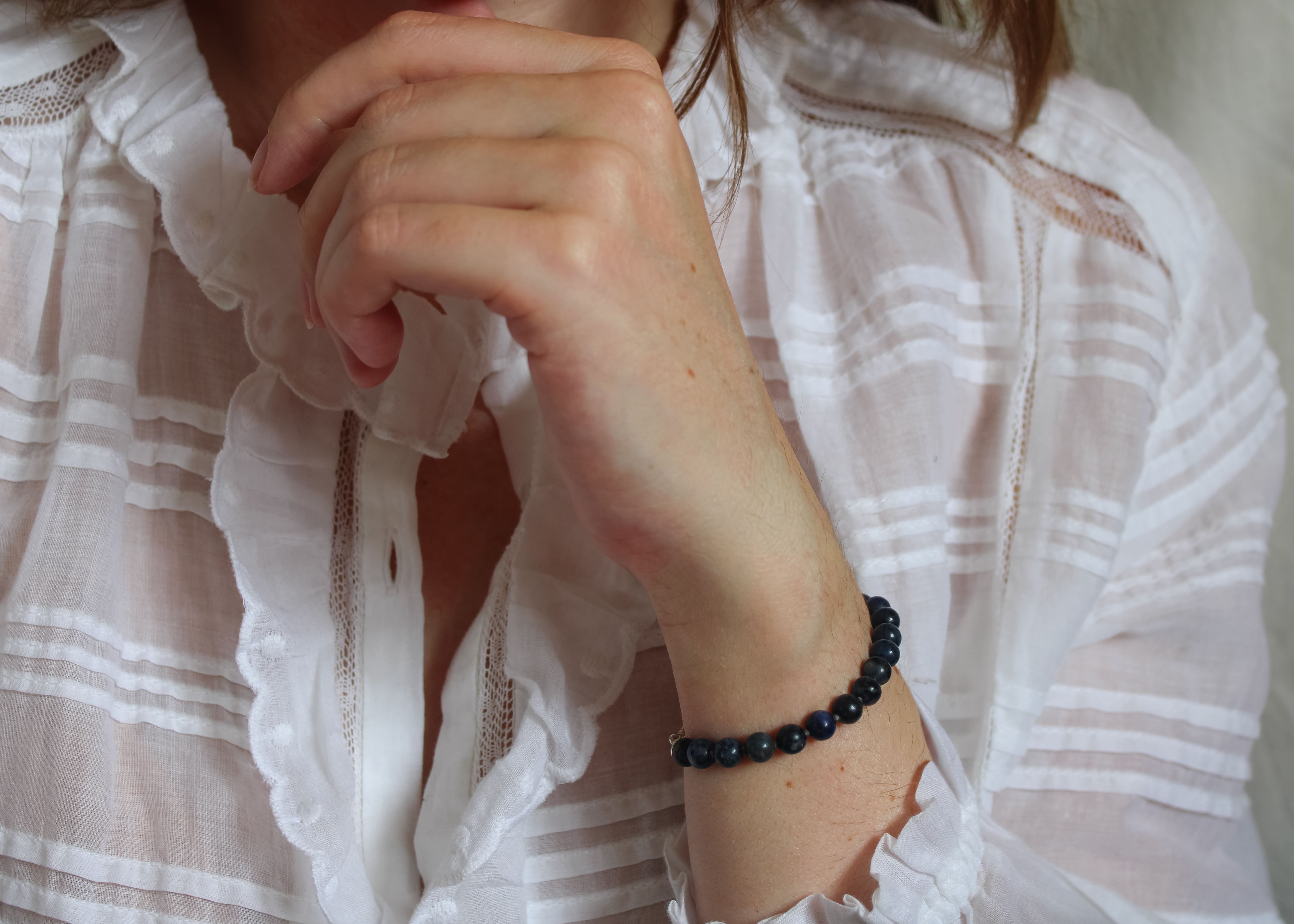 Sodaliet armband 'Anne'