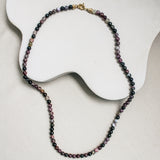 Tourmaline necklace 'Flore'
