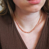Zonnesteen ketting 'Flore'