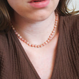 Zonnesteen ketting 'Inès'